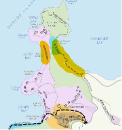 Caneel Bay Redevelopment Map
