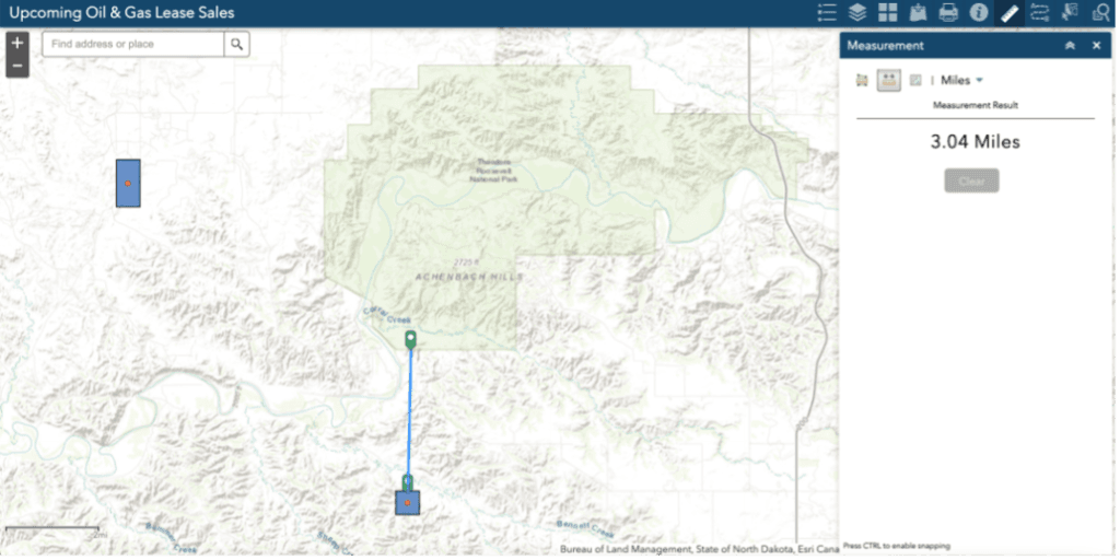 upcoming BLM lease map