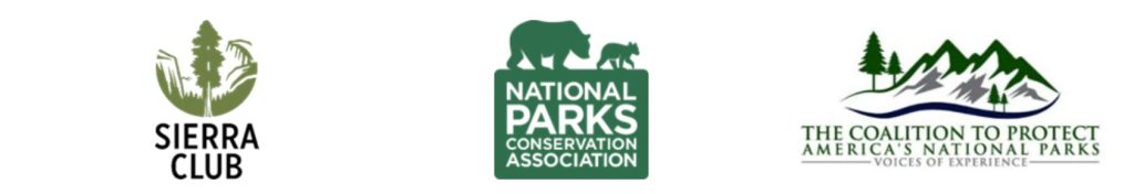 National Parks Conservation Association-Sierra Club-Coalition to Protect America&rsquo;s National Parks Letterhead