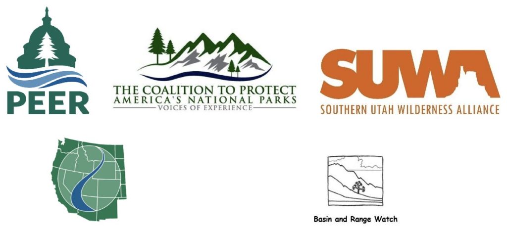 John W. Hiscock Public Employees for Environmental Responsibility The CPANP Southern Utah Wilderness Alliance Western Watersheds Project Basin and Range Watch Logo
