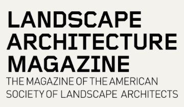 Landscape Architecture Magazine Logo