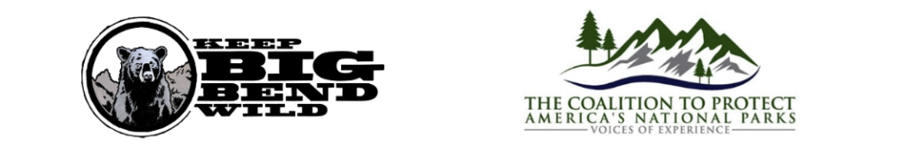 Keep Big Bend Wild - CPANP Letterhead